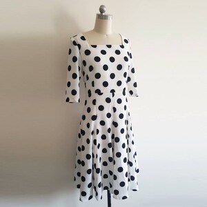 Polka Dot Dress/ Kate Middleton Polka Dot Dress/ Wimbledon Dress
