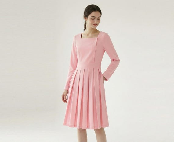 strapless open back dress Pink Ivy Garden Dress Teuta Matoshi