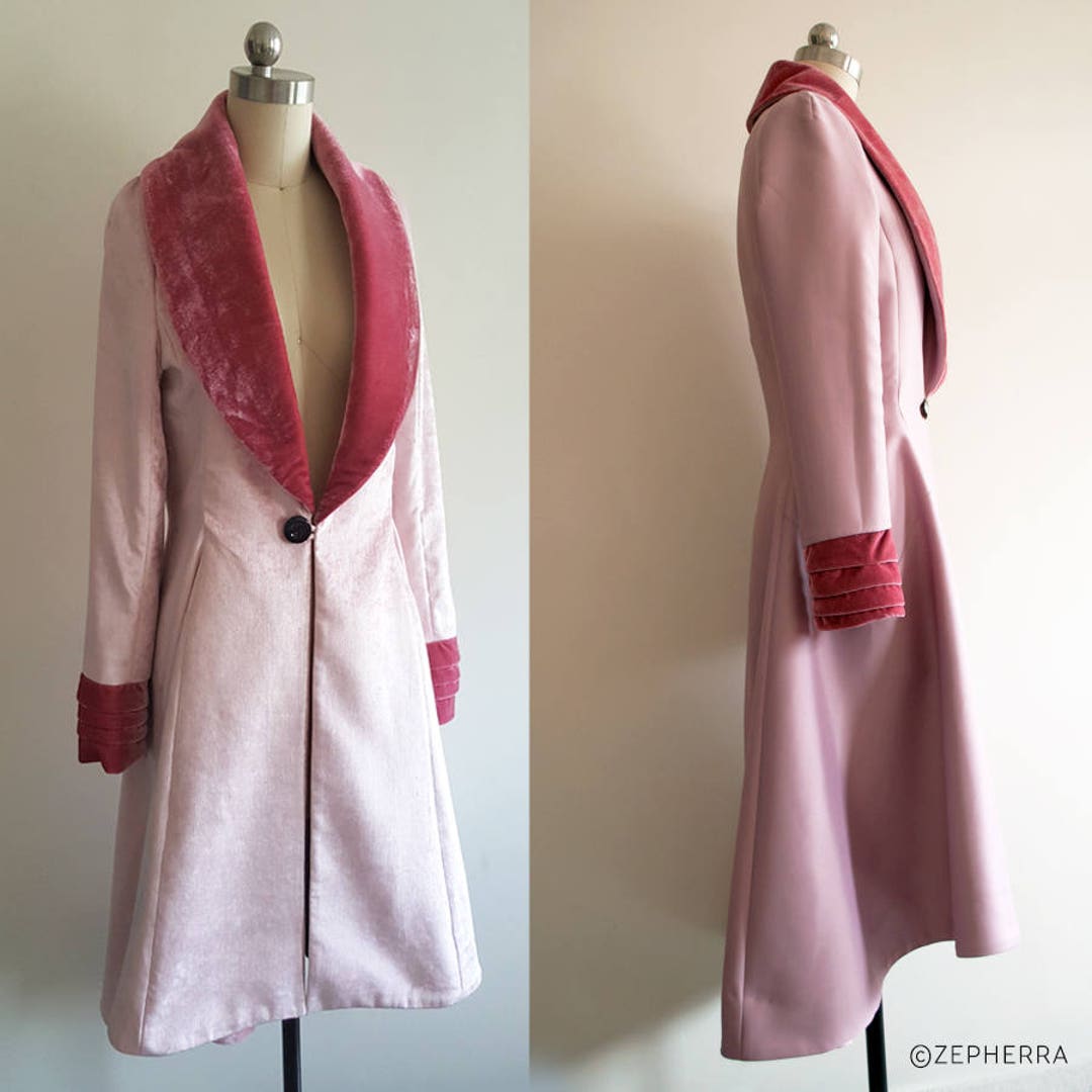 Fantastic Beasts Inspired Coat/ Pink Coat/ Queenie Goldstein/ Vintage ...