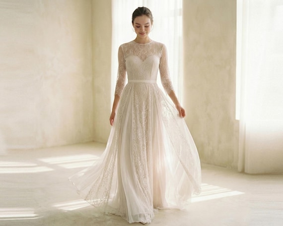 made to fit wedding dresses Made With Love Lenni Fitted main image 1