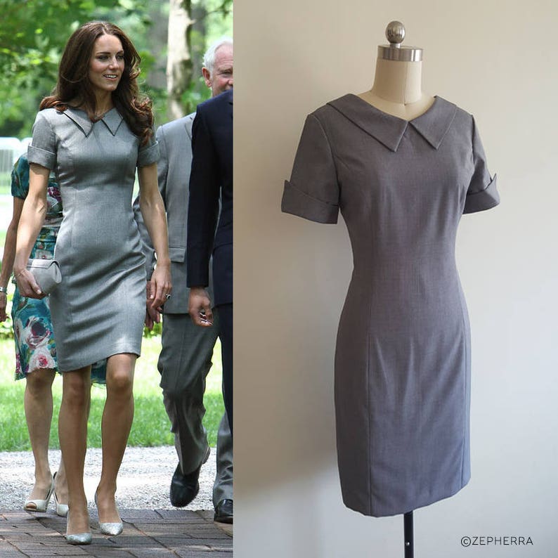 Grey Kate dress middleton