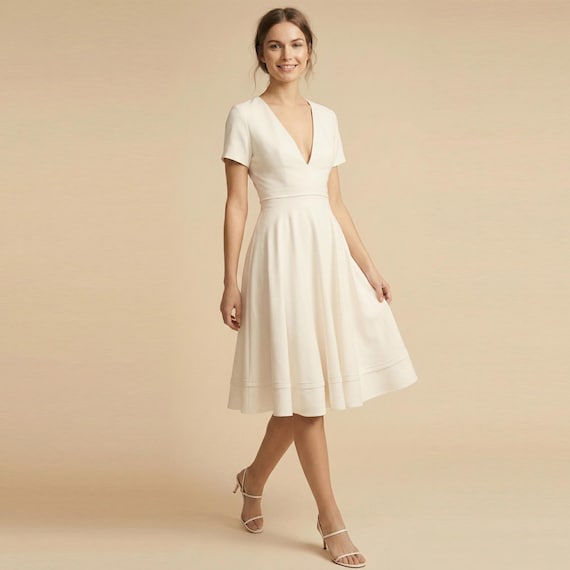 modern short bridesmaid dresses One Size (S to XL) / Gold main image 1