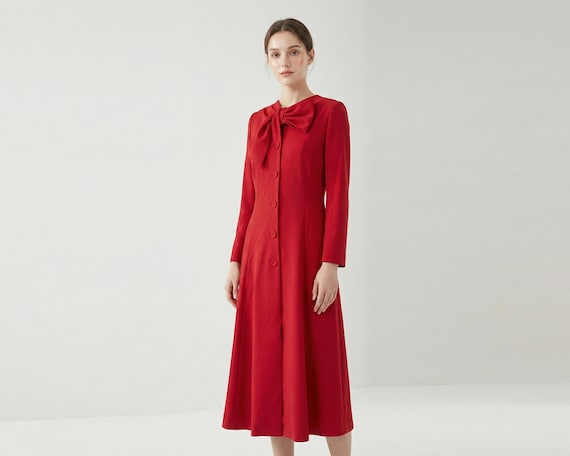 kate middleton red coat dress Coat Dress Kate Red Coat Kate Middleton Red Traditional Double Breasted  Occasion Coat Dress