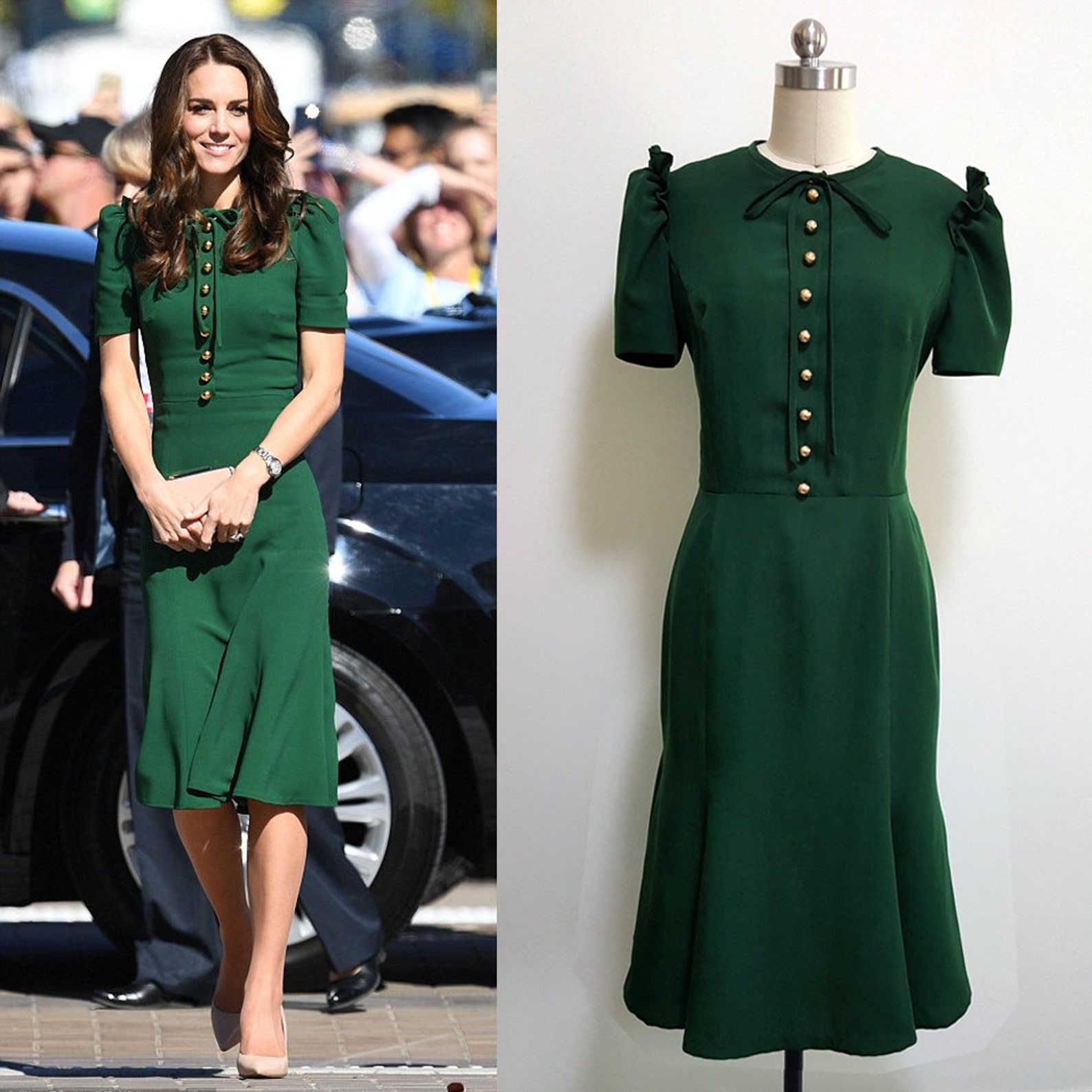kate middleton green dress