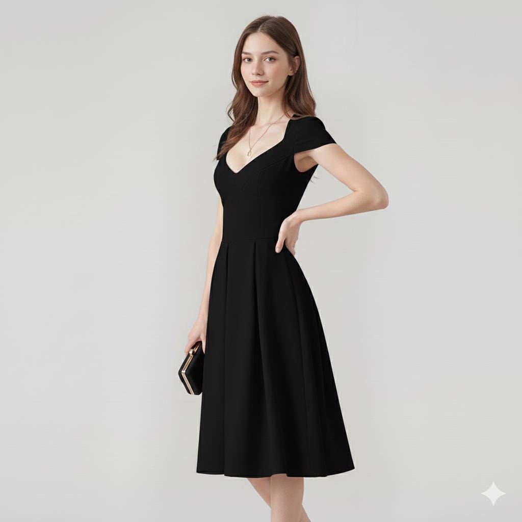 strapless open back dress Love In The Dark Midi Dress - Mossman