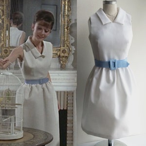 Audrey Hepburn dress/ Paris when it sizzles/ Movie style Dress/ 1960s dress/ White Vintage Dress/ Custom made dress/ iconic style dress