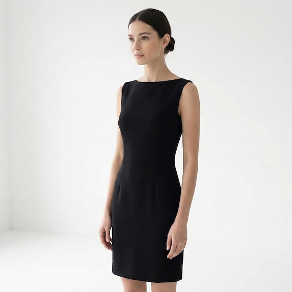 Holly Golightly Black Dress/ Mother of Bride Dress/ Audrey Hepburn Little  Black Dress/ LBD/ Breakfast at Tiffany/ 50s Style Cocktail Dress