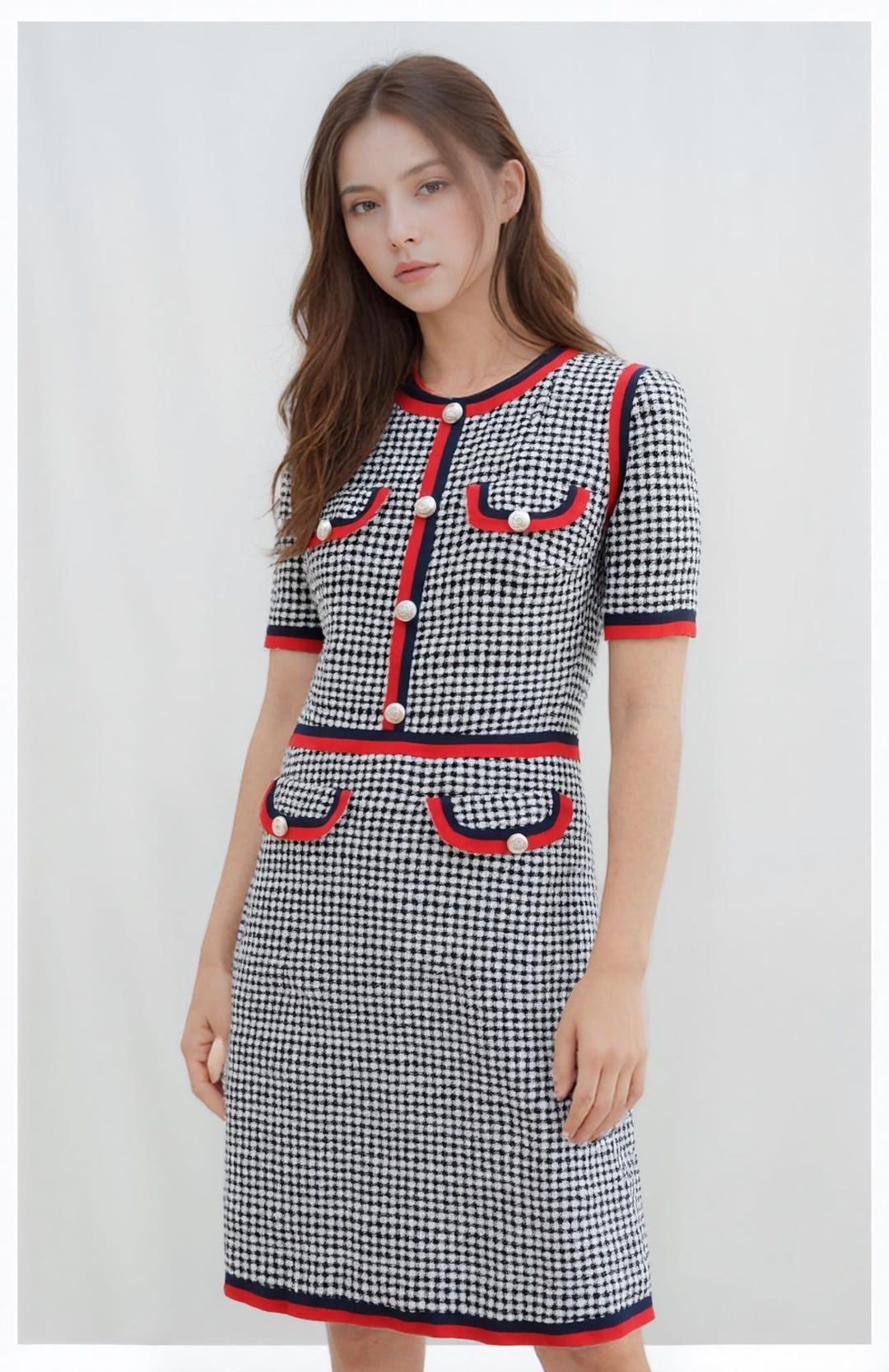 Kate Middleton Pied De Poule Robe Robe Pied De Poule Mango