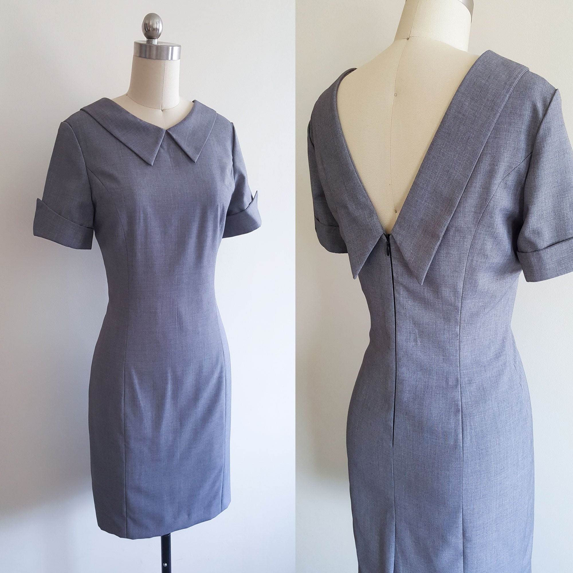 sachin and babi light blue dress Kate Middleton Grey Plunging Long Evening Dress 2009 main image 0