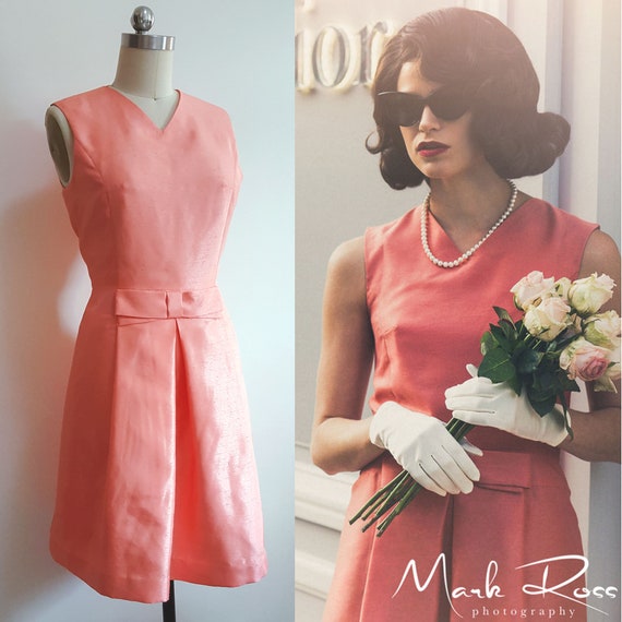 Buy Jackie Kennedy Orange Dress/ Jackie O Dress/ 1960s/ Vintage Online in  India 