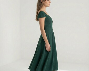 la la land emma stone green dress Emma Stone Green Cap Sleeves Short Dress In Movie La La Land Mia TCD8141