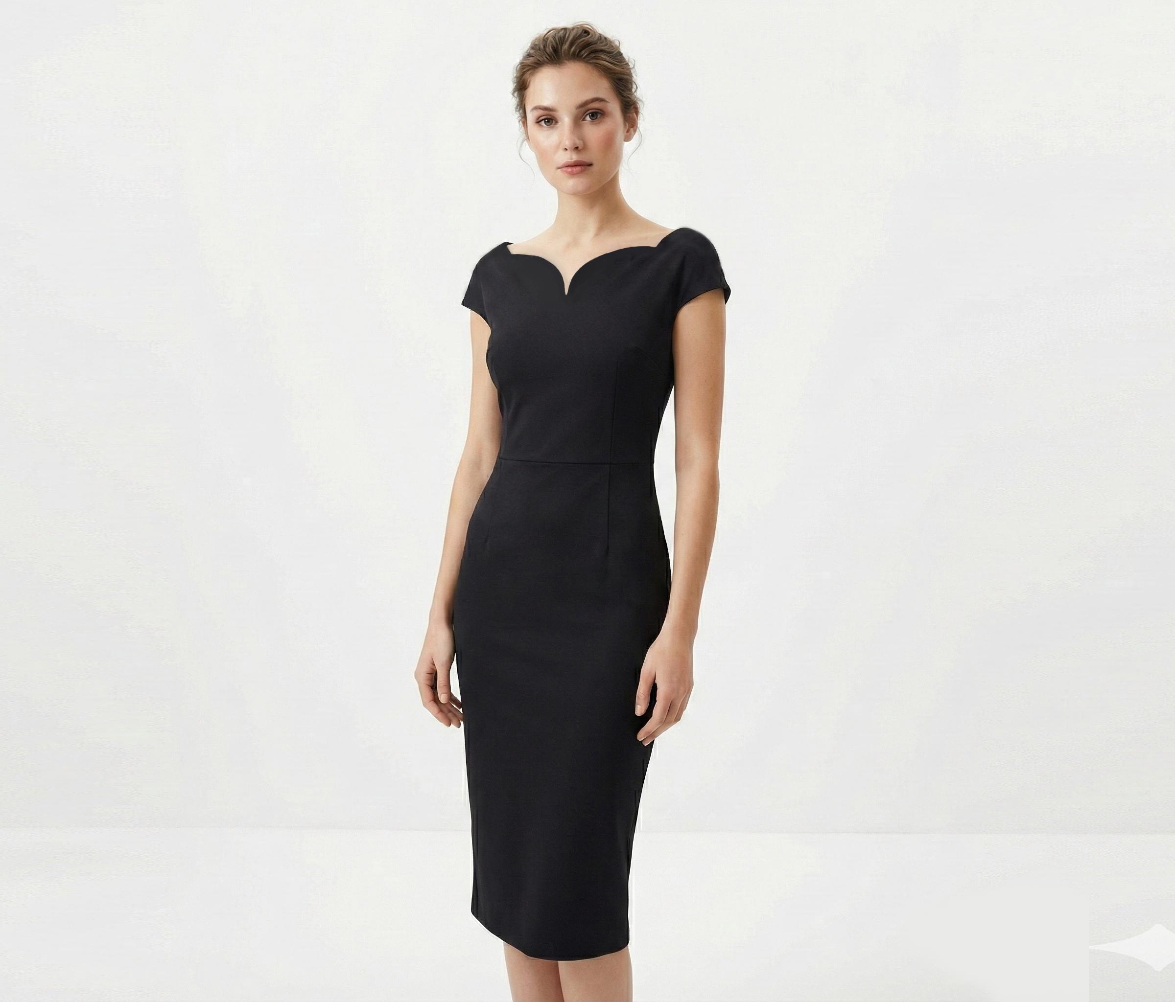 grace kelly black dress Grace Kelly Wearing Black Dress and Pearls