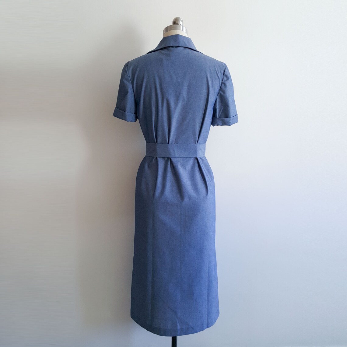 Chambray Bardot Dress main image 0