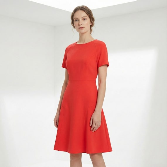 kate middleton skater dress Topshop Florence Cream Polka Dot Dress - Kate Middleton Dresses