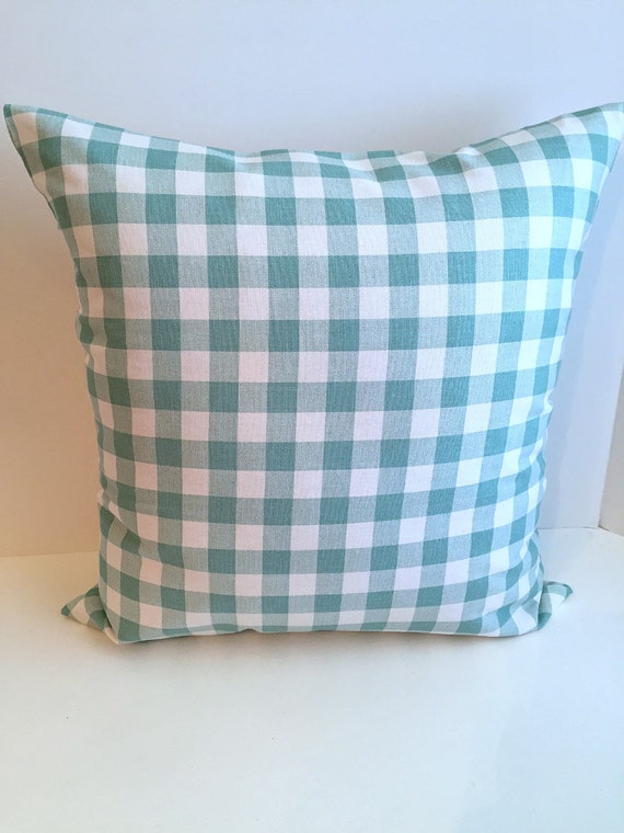 New 18 X 18 Seafoam And White Duck Canvas 0 75 Check Etsy