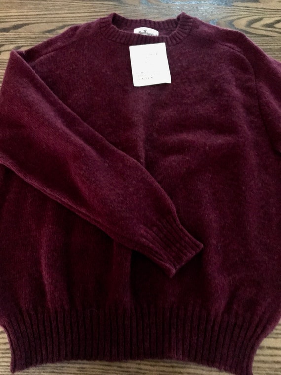 Men's Shetland Wool Pullover Sweater Jumper, XL d… - image 2