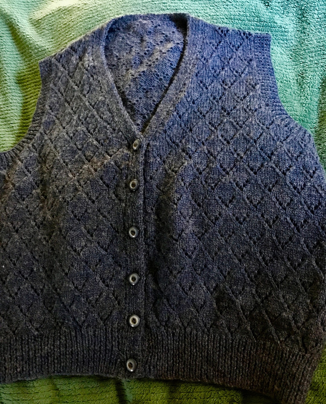 Sweet Gather Knit Button Down Sweater Vest