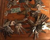 Lots and lots of Old Vintage Keys, all sizes shapes, including some Brass, sold all together