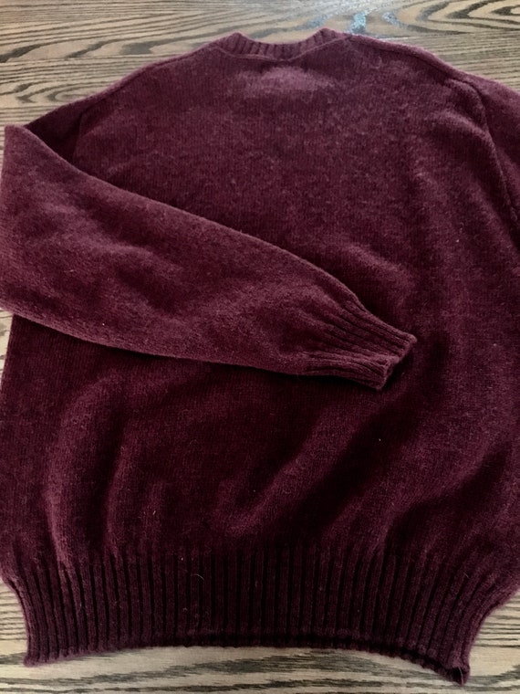 Men's Shetland Wool Pullover Sweater Jumper, XL d… - image 4