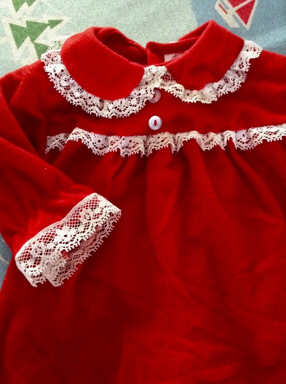 Baby Red Flannel Nightgown Red Flannel 