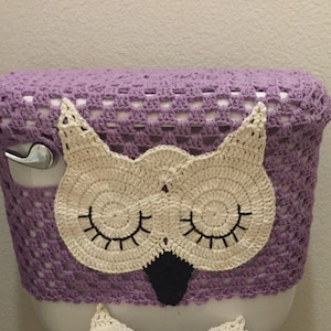 Sleepy Owl Tank cover pattern/ not a finished item/ no refund