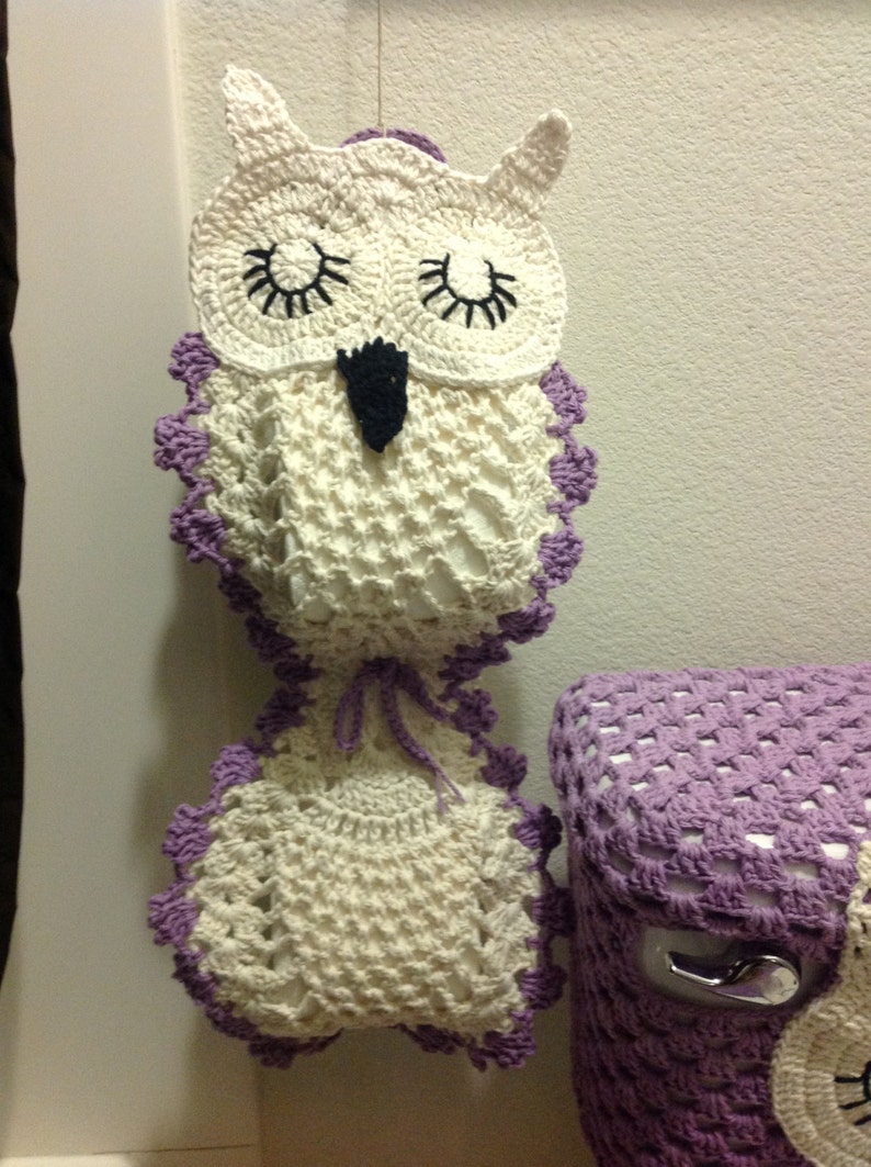 Sleepy Owl Toilet Paper Holder Pattern Etsy