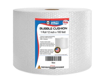 100 feet Bubble Cushioning Wrap Roll Small Bubble 12" Wide Perforated Every 12"