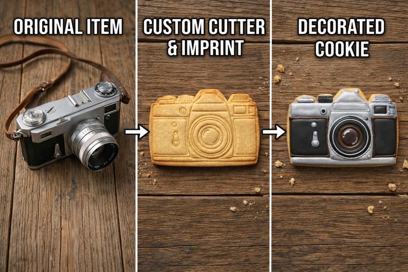 Délai d'exécution rapide en 24 heures - emporte-pièce personnalisé fabriqué à partir de votre photo, logo ou dessin | Emporte-pièce personnalisé imprimé en 3D (4 à 4,5 pouces) image 8