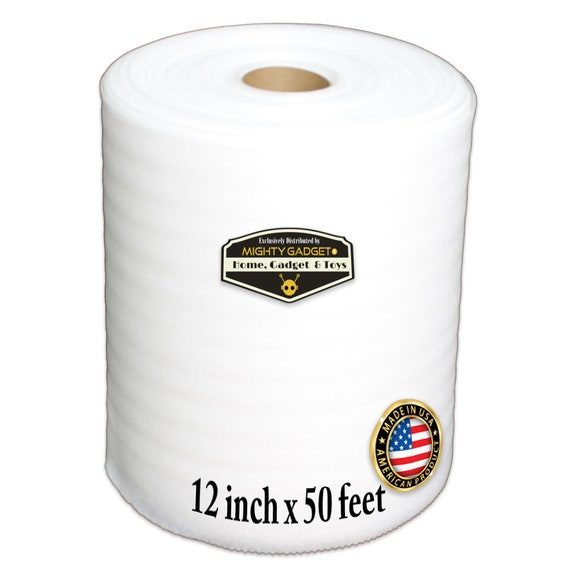 Foam Wrap Roll for Protecting Fragile Items 12x50 Ft 