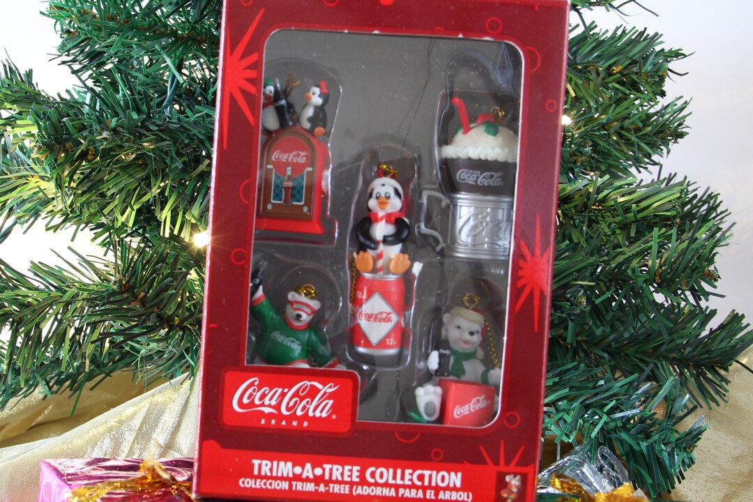Variety Cocacola Trim a Tree Ornaments Miniature Tree Etsy