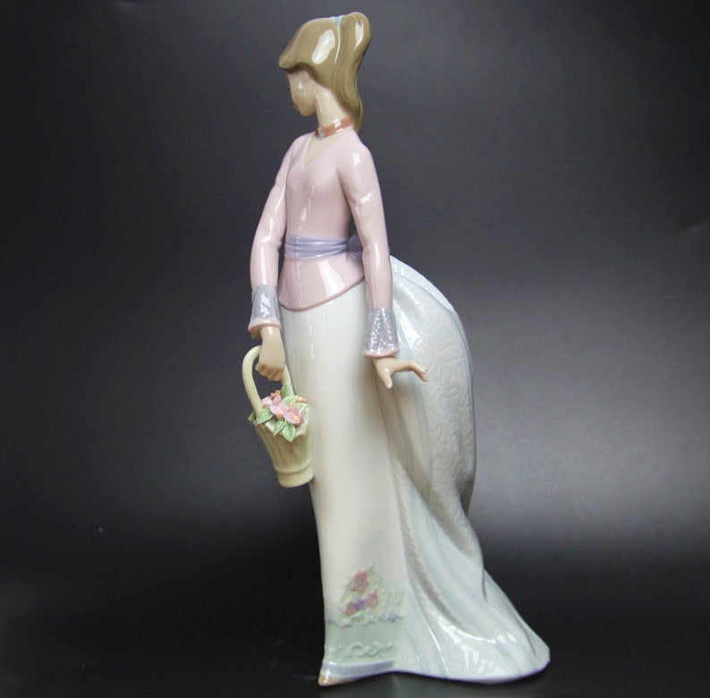 Lladro Collectors Society Porcelain Figurine 7622 Basket of Etsy