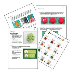PATTERN for Doll Garden FELT VEGETABLES Pdf Scaled for American Girl ...