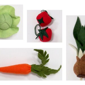PATTERN for Doll Garden FELT VEGETABLES Pdf Scaled for American Girl ...