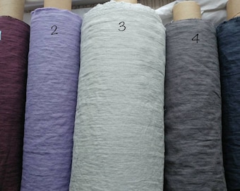 Britse winkel zachte linnen stof 5 effen kleuren natuurlijk
