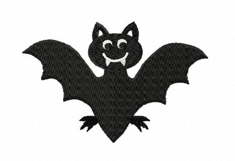 Stickdatei Fledermaus Halloween Bild 3