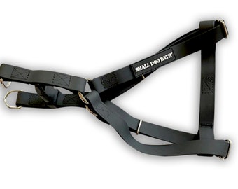 Small Dog Bath &#39;Harness (SM) &#39; Waterproof PVC, Super Soft. Wear with Small Dog Bath Latch, Swimming, Hiking, water sports.