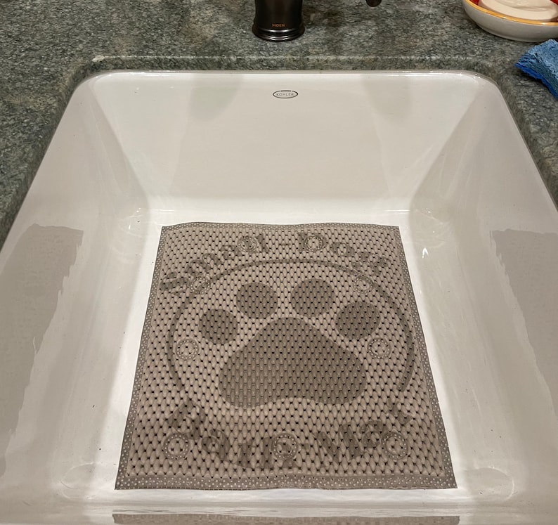 Small Dog Bath Mat / for the Kitchen Sink Etsy