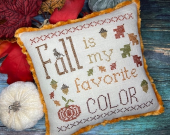 Fall Is My Favorite Color Cross Stitch Paper Chart