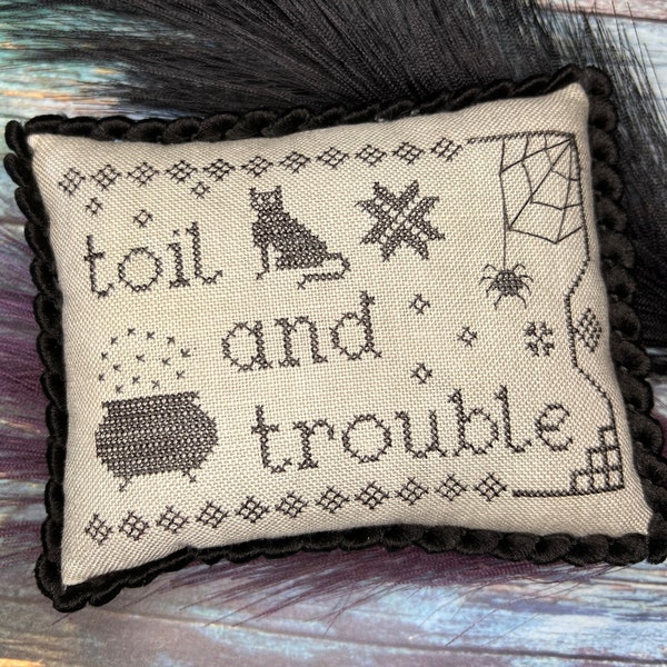 Toil and Trouble Cross Stitch Chart PDF
