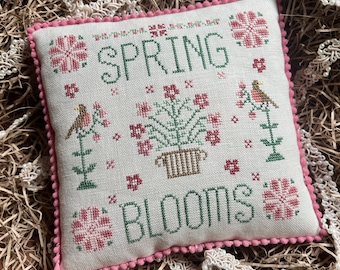 Spring Blooms Cross Stitch PAPER CHART