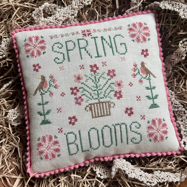 Spring Blooms Cross Stitch Chart PDF