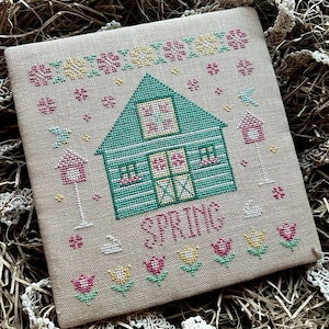 Spring At The Barn Cross Stitch PDF