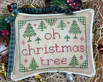 Oh Christmas Tree Cross Stitch Chart PDF