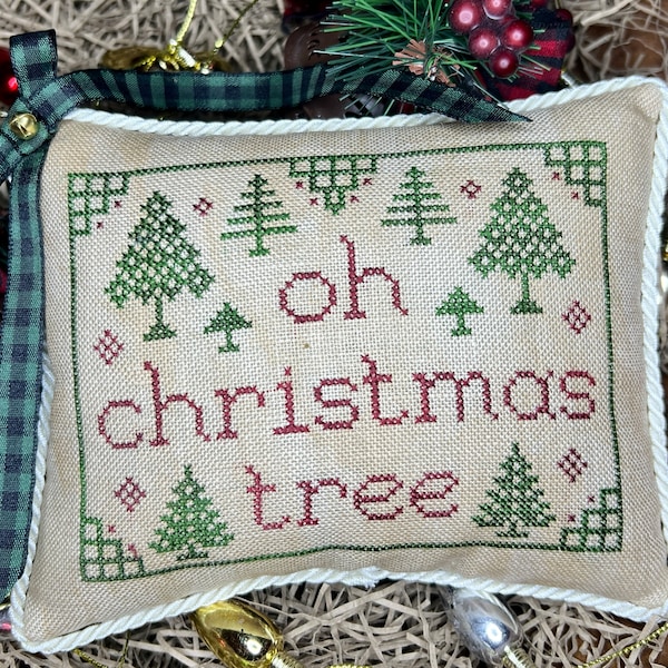 Oh Christmas Tree Cross Stitch Chart PDF