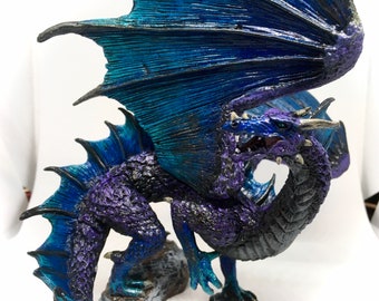 Dragón Blightfang Pintado DnD Miniatura