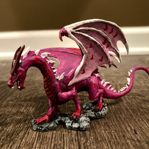 Valentine Shadow Dragon Painted Reaper Bones DnD Miniature