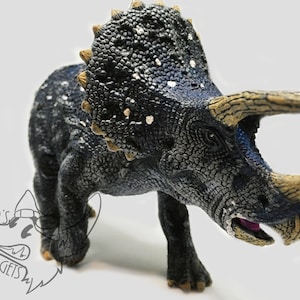 Jurassic Park Triceratops Custom Painted Figure