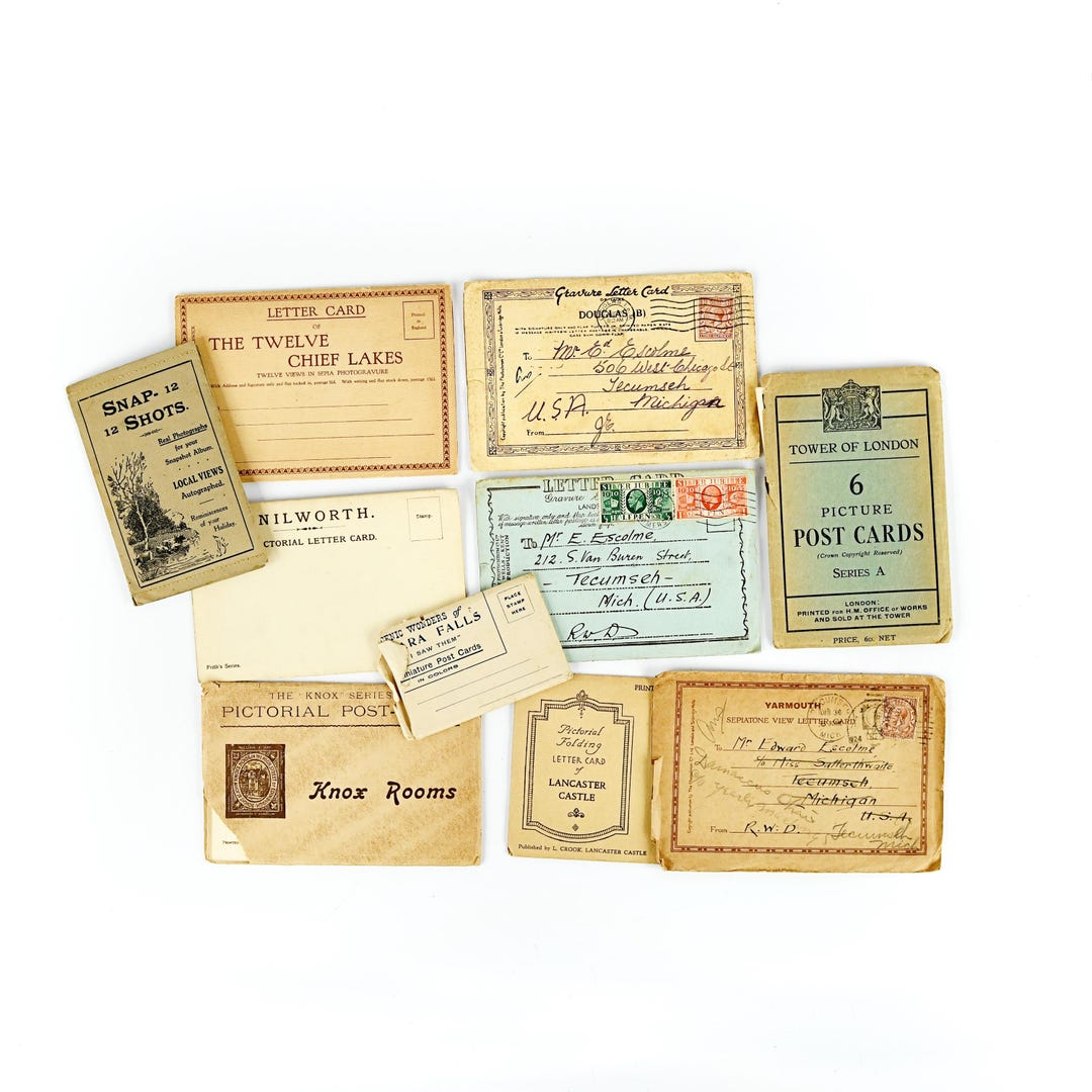 Vintage 1900s Souvenir Postcard Booklets – Tower of London, Lancaster ...