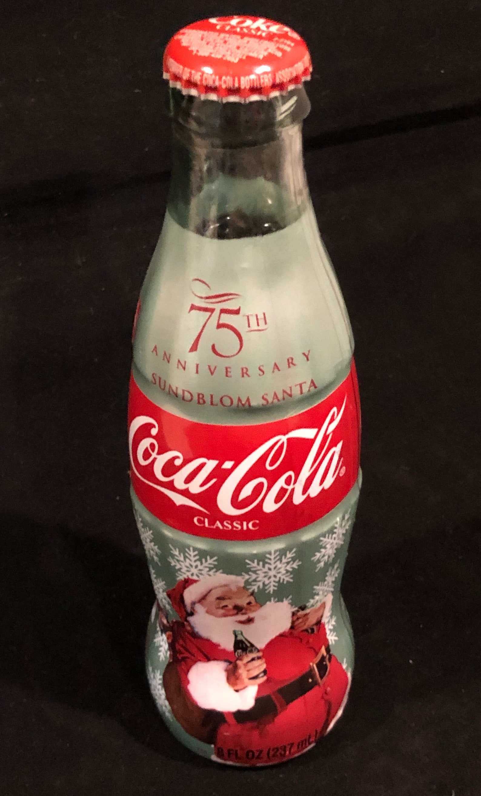 CocaCola Classic 75th Anniversary Bottle Etsy