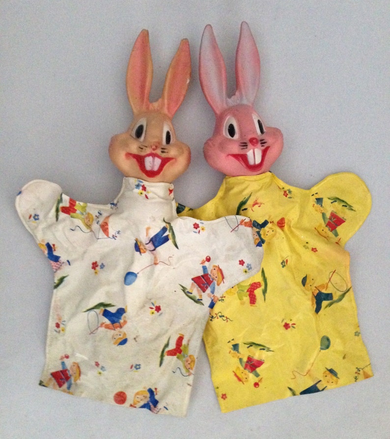 Bugs Bunny Hand Puppets Etsy